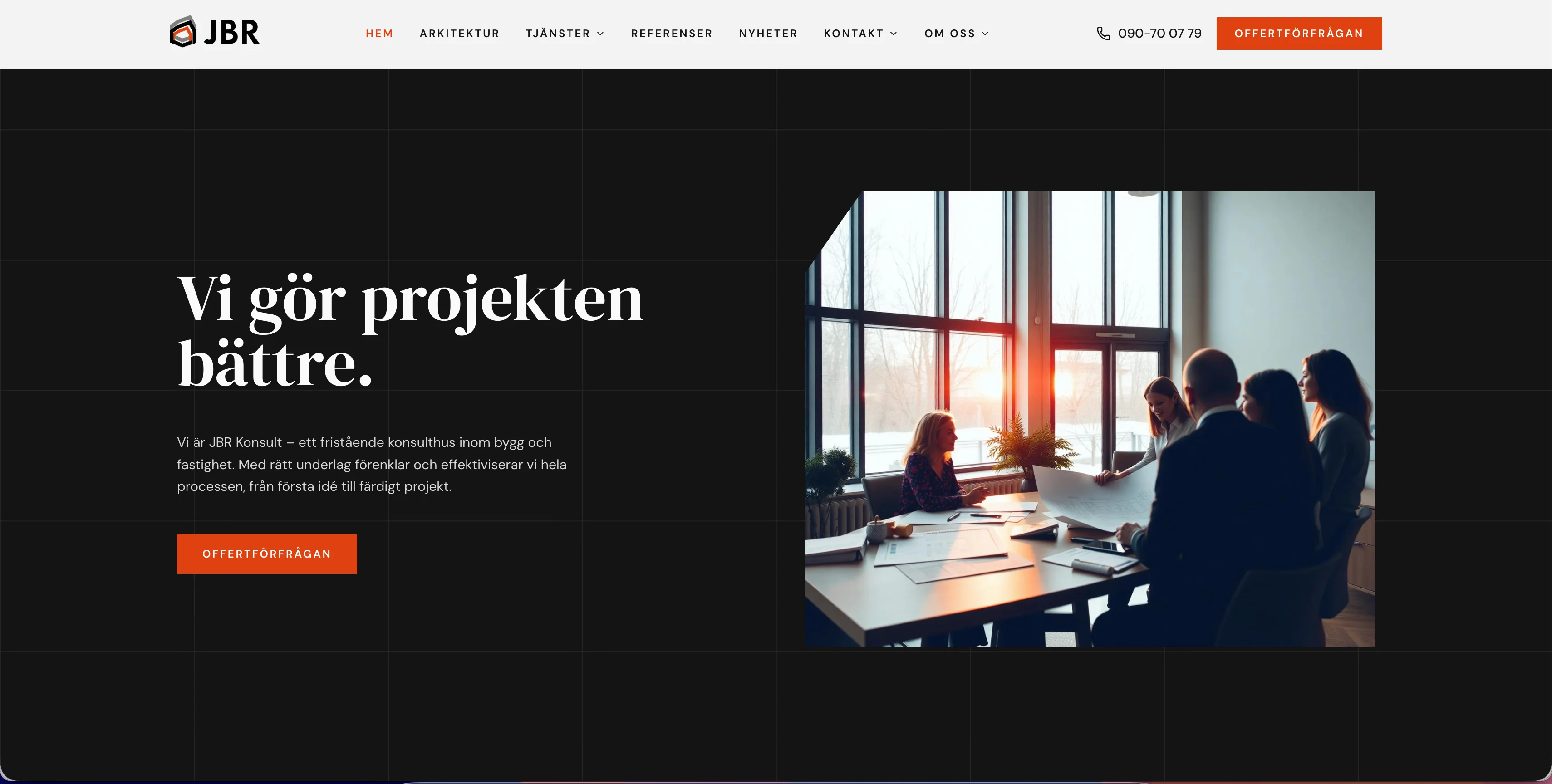 JBR Konsult - Webbdesign av Mera Kommunikation