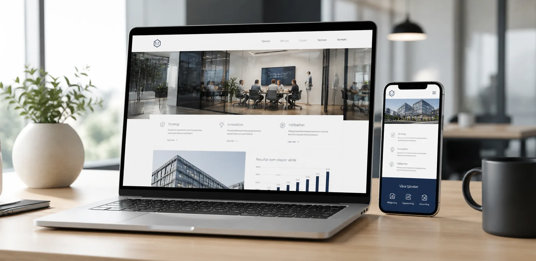 Företagshemsidor med konverterande webbdesign